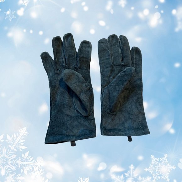 Redfish Designs Black Suede Leather Gloves - Picture 2 of 2